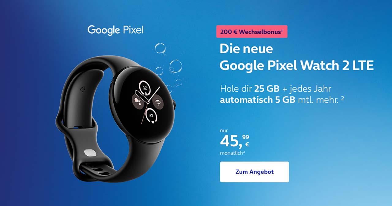 Die neue Google Pixel Watch 2