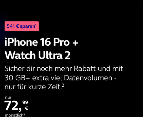 iPhone 16 Pro + Watch Ultra 2